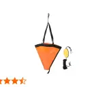 Ancre flottante orange pour bateau, avec bouée jaune et corde. Essentiel pour la sécurité nautique.